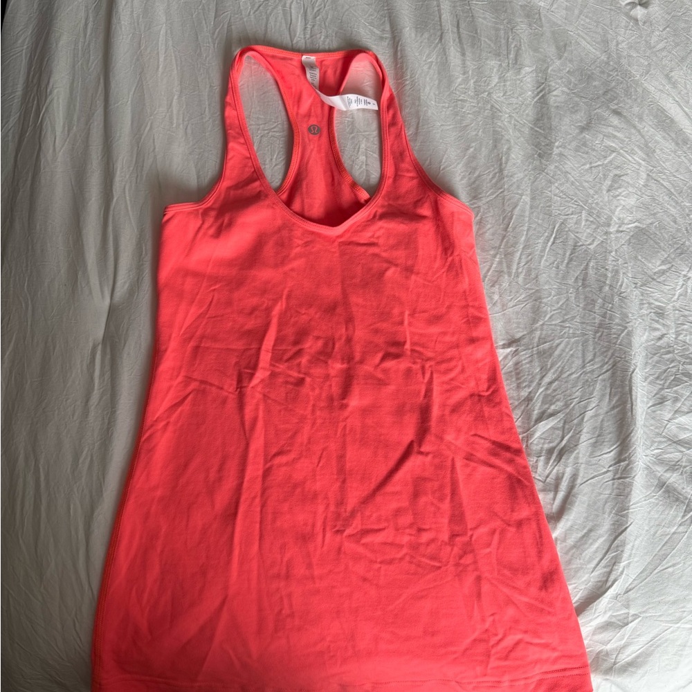 Lululemon Athletica Bright Coral Racerback Tank